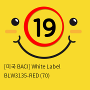 [미국 BACI] White Label BLW3135-RED (70)