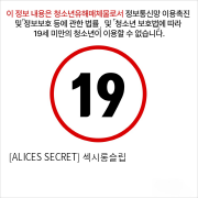 [ALICES SECRET] 섹시롱슬립 & 팬티 세트 NY14020047 (A47)