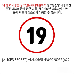 [ALICES SECRET] 섹시롱슬립 NA09020022 (A22)