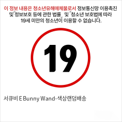 서큐비 E Bunny Wand-색상랜덤배송