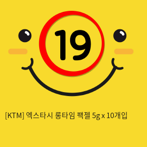 [KTM] 엑스타시 롱타임 팩젤 5g x 10개입