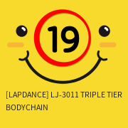 [LAPDANCE] LJ-3011 TRIPLE TIER BODYCHAIN